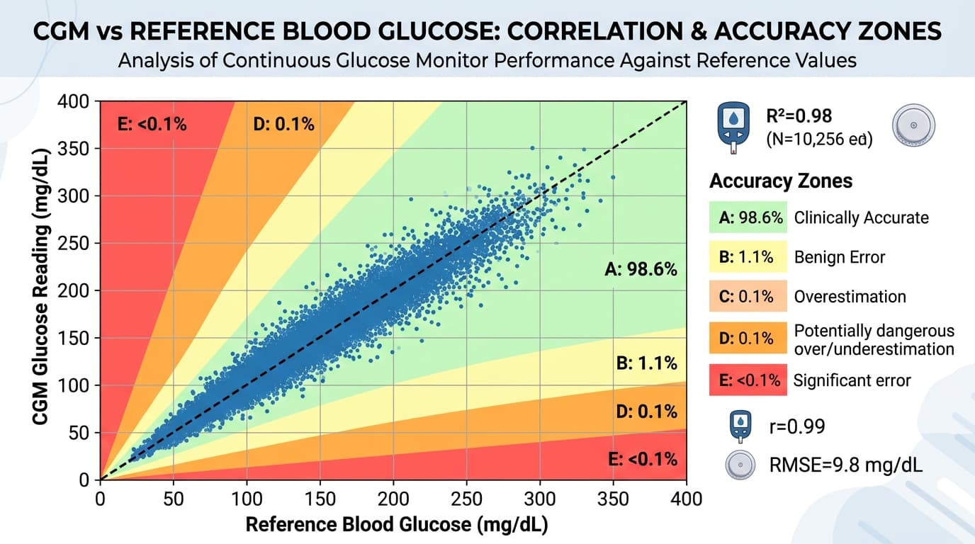 CGM clinical trials research glucose monitoring study data analysis