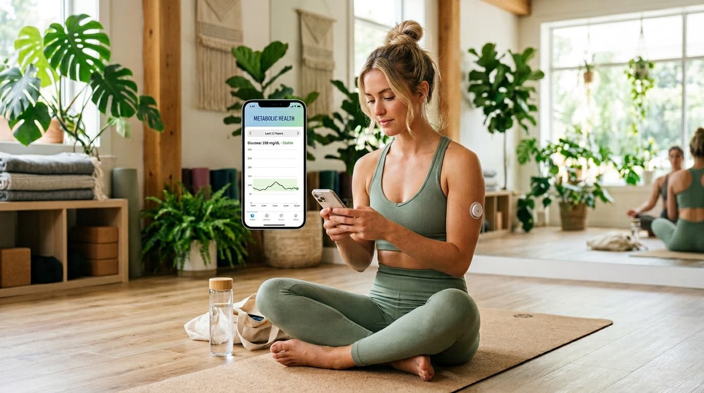 Abbott Lingo biosensor glucose scores and wellness nudges app