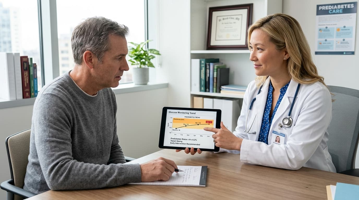 CGM revealing prediabetes glucose patterns for early intervention