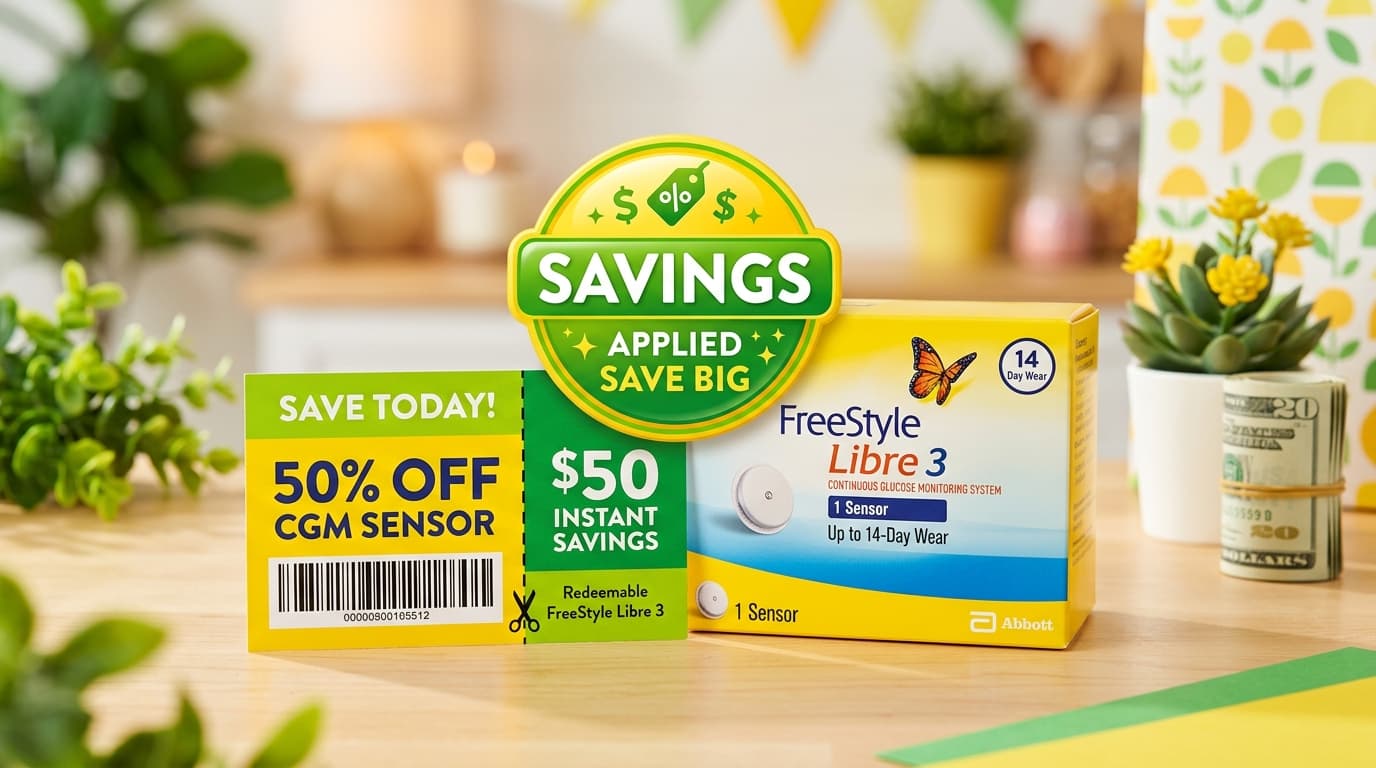 CGM discount programs savings coupons and manufacturer rebates