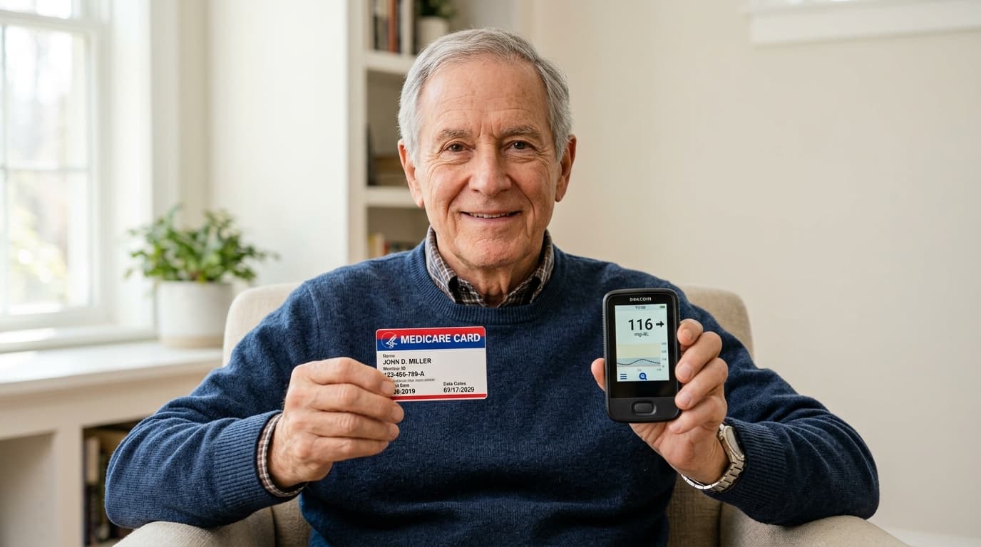 Medicare Part B continuous glucose monitor coverage for diabetes patients