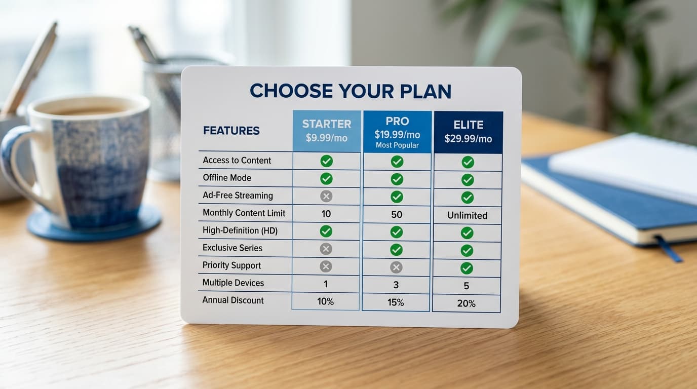 CGM subscription service pricing comparison table monthly and annual plans