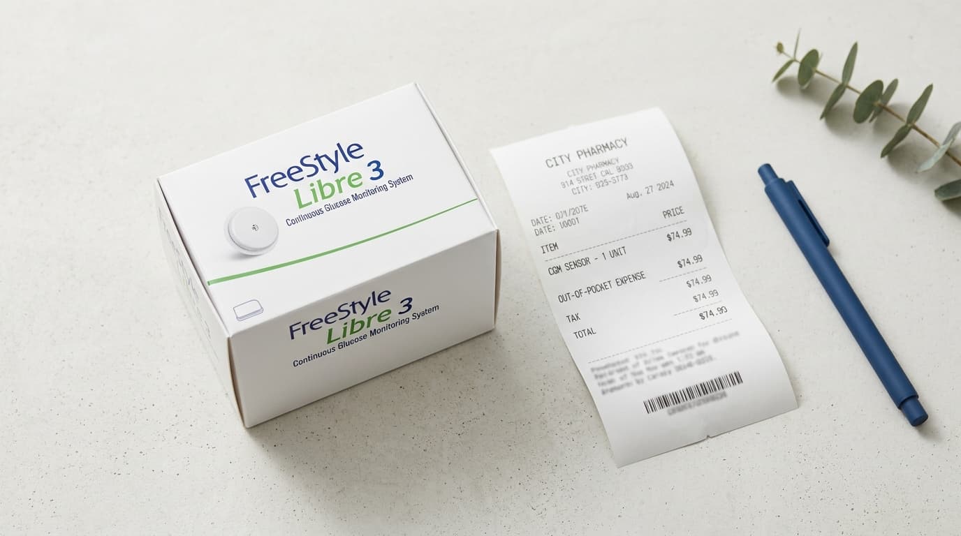 FreeStyle Libre CGM cost pharmacy receipt and pricing details