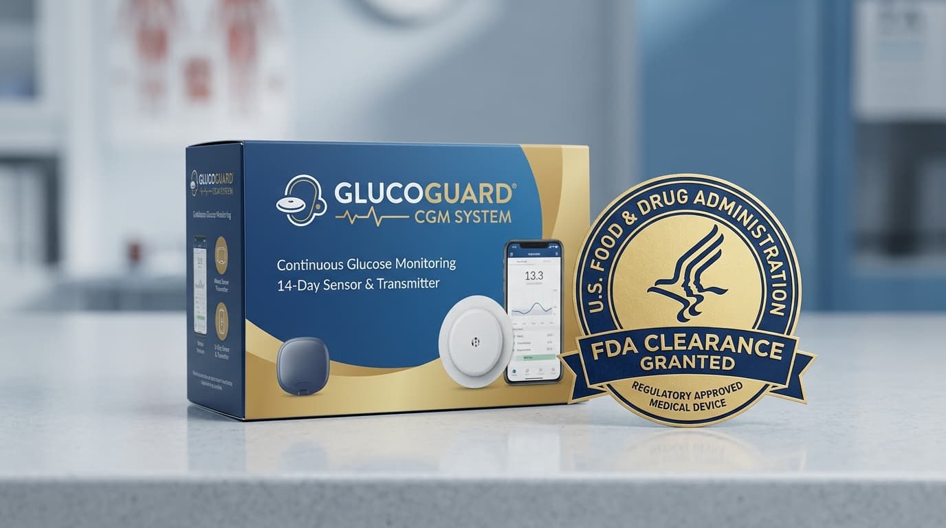 FDA 510k clearance process for continuous glucose monitor devices