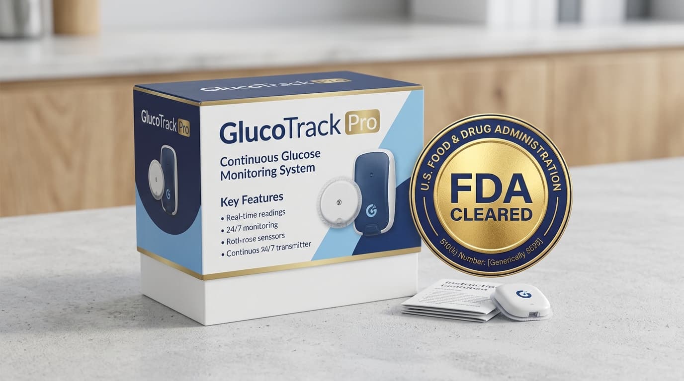 FDA clearance seal for CGM medical device 510k approval pathway