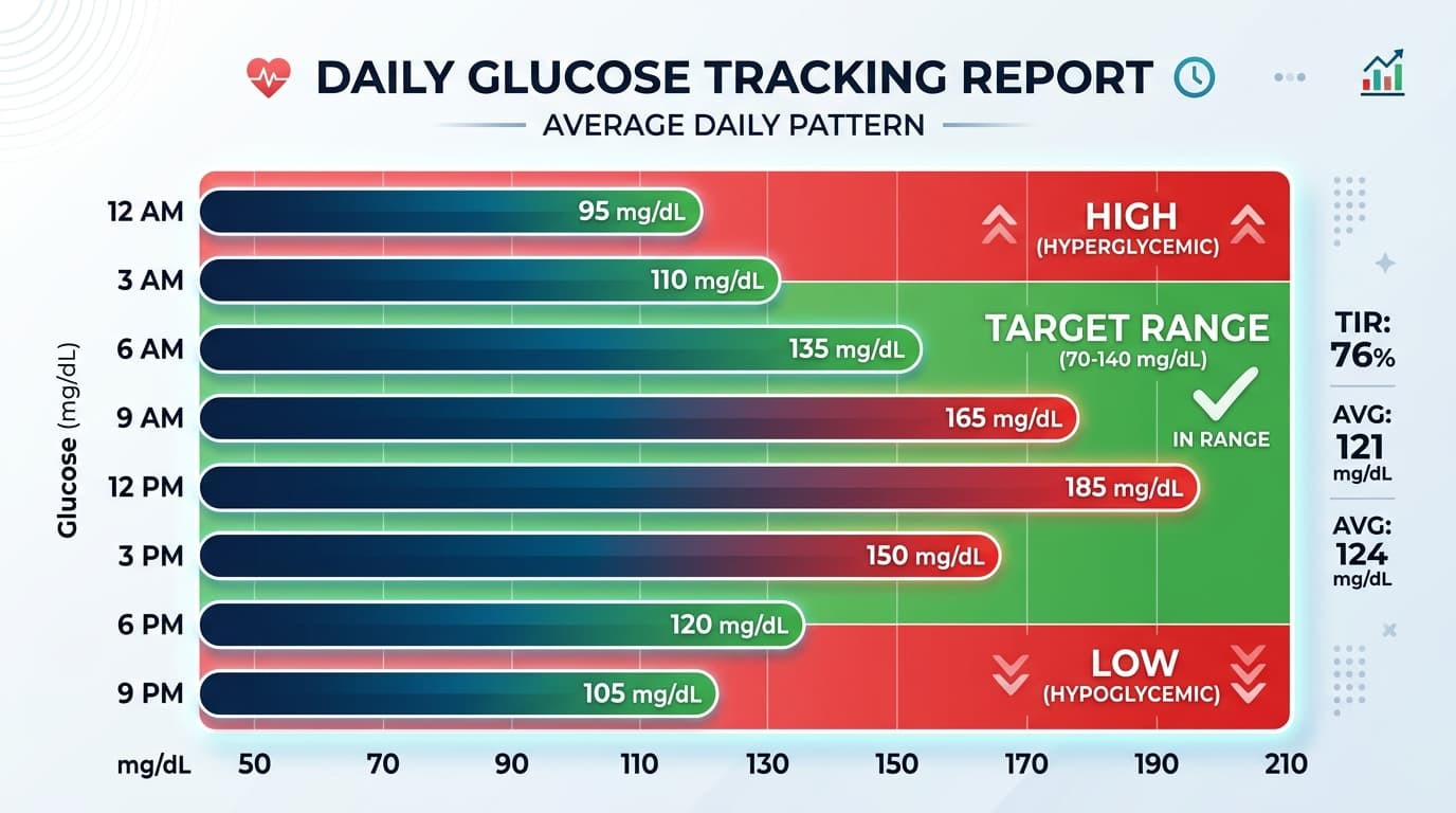 coefficient of variation CV CGM glucose stability metric below 36 percent