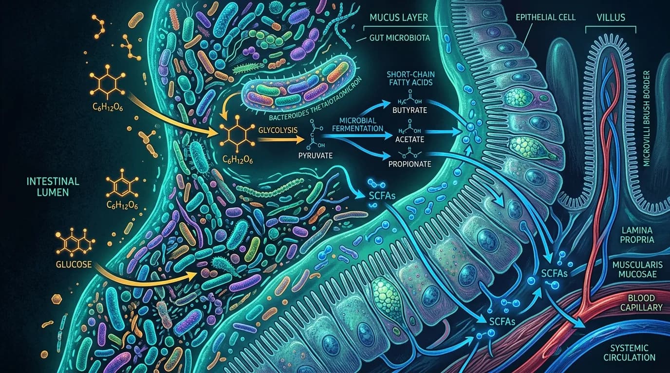 gut microbiome hormones and glucose regulation metabolic health connection