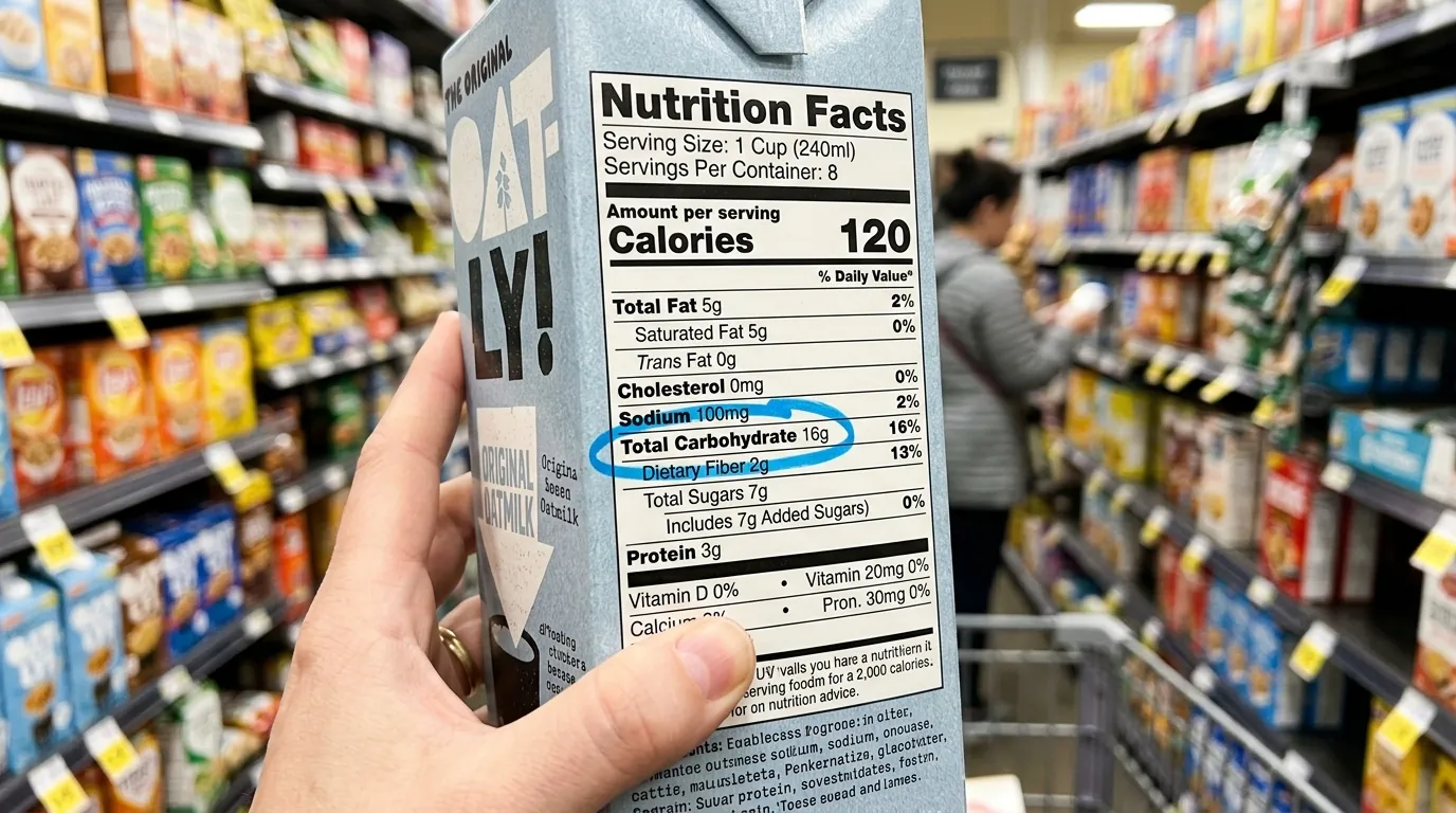 carbohydrate counting nutrition label total carbs for blood sugar management
