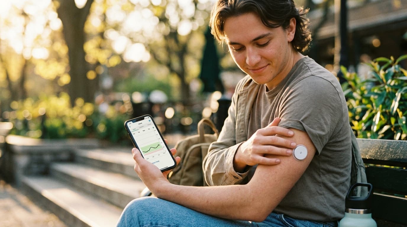 continuous glucose monitor real-time alert for type 1 diabetes management