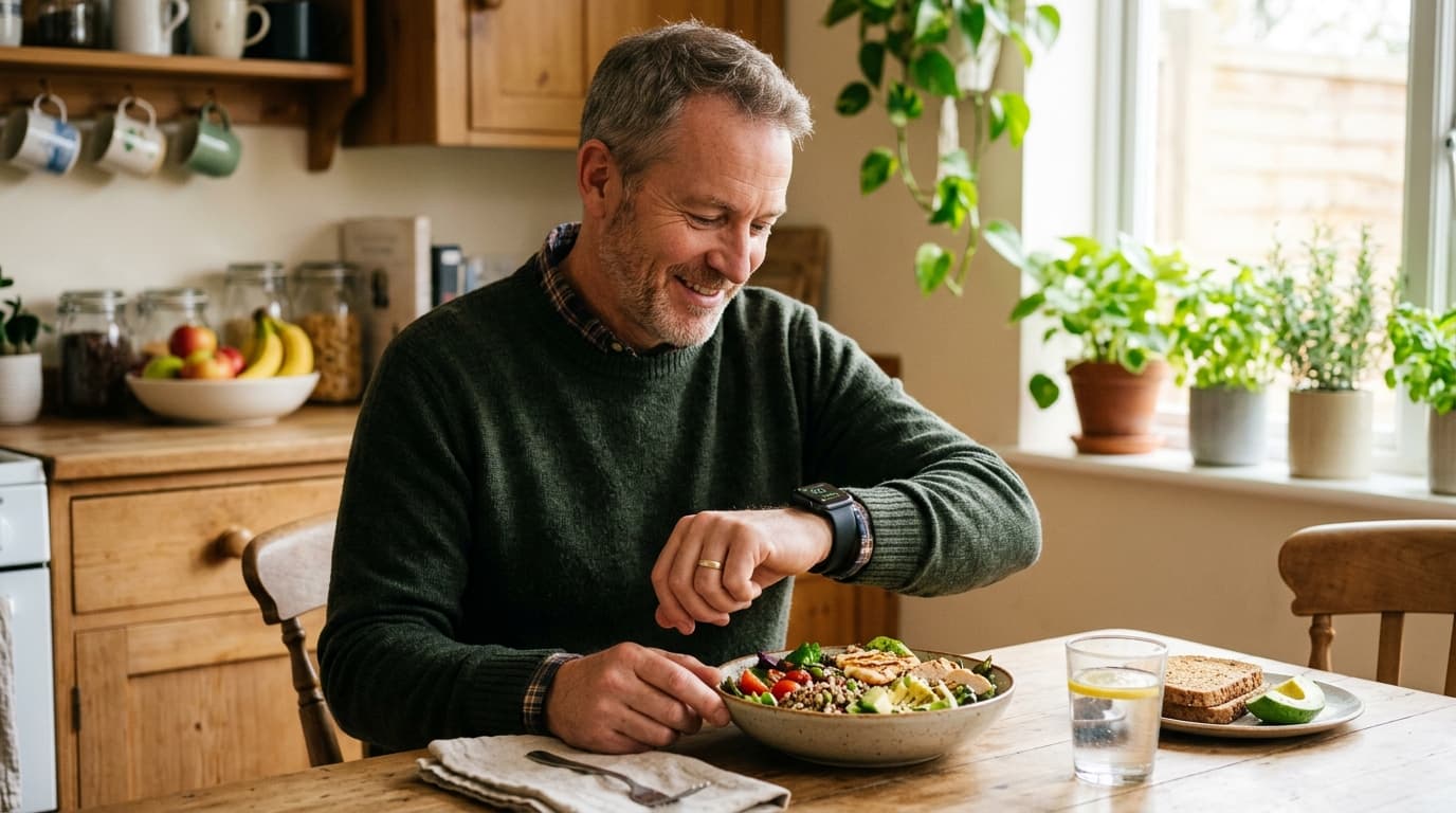type 2 diabetes glucose monitoring with CGM connected smartwatch