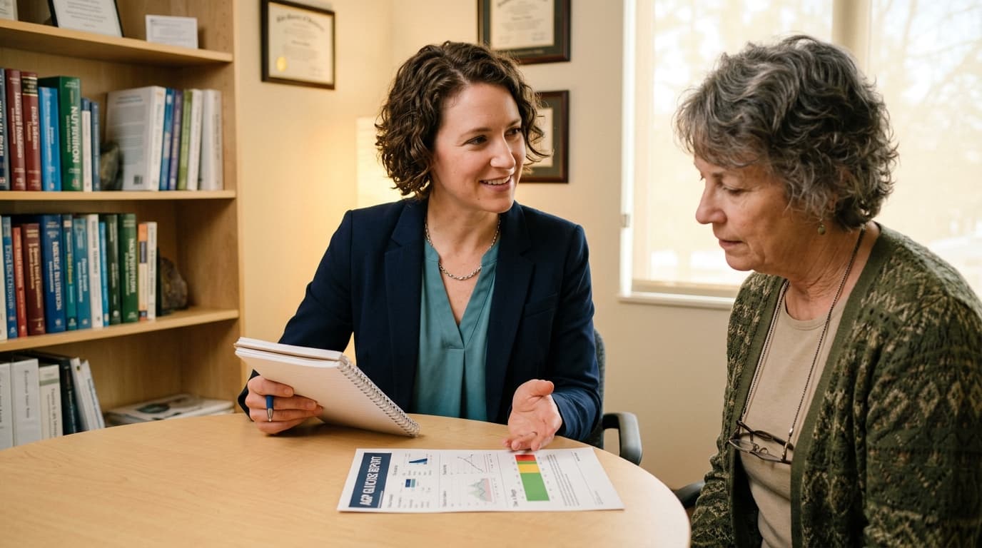 registered dietitian coaching through CGM subscription service platform